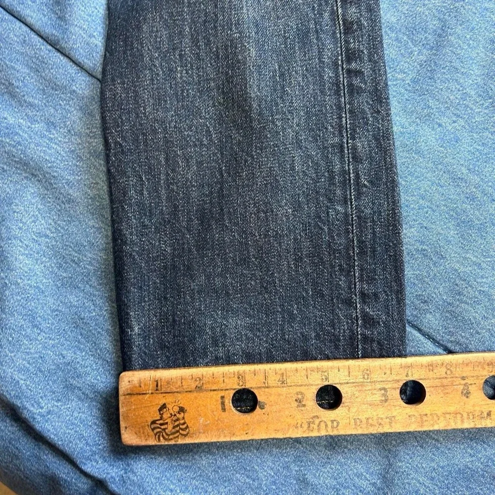 J. Crew 770 Faded Navy Dark Wash Jeans Mens 30x32 Vintage 2000s Y2K Straight